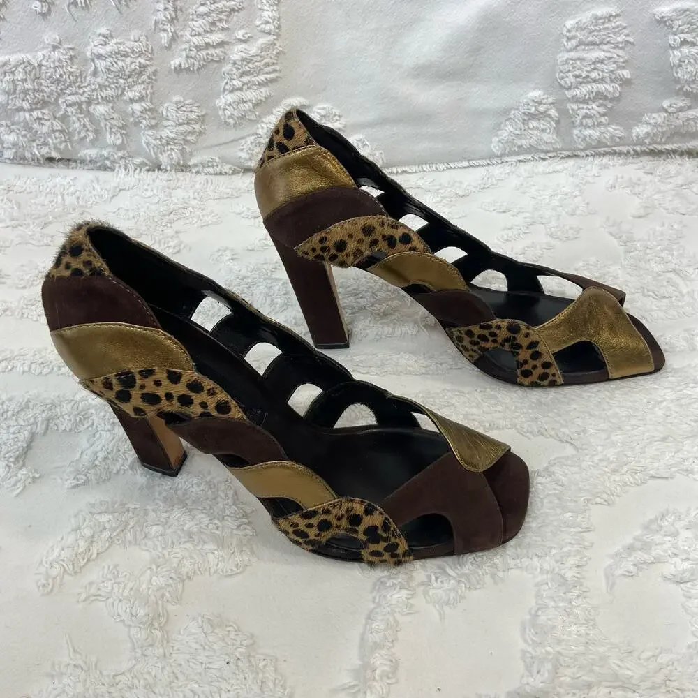 STEVEN by STEVE MADDEN Heels Suede and Leather Women's Sz 9.5 Nightwear Coquette
